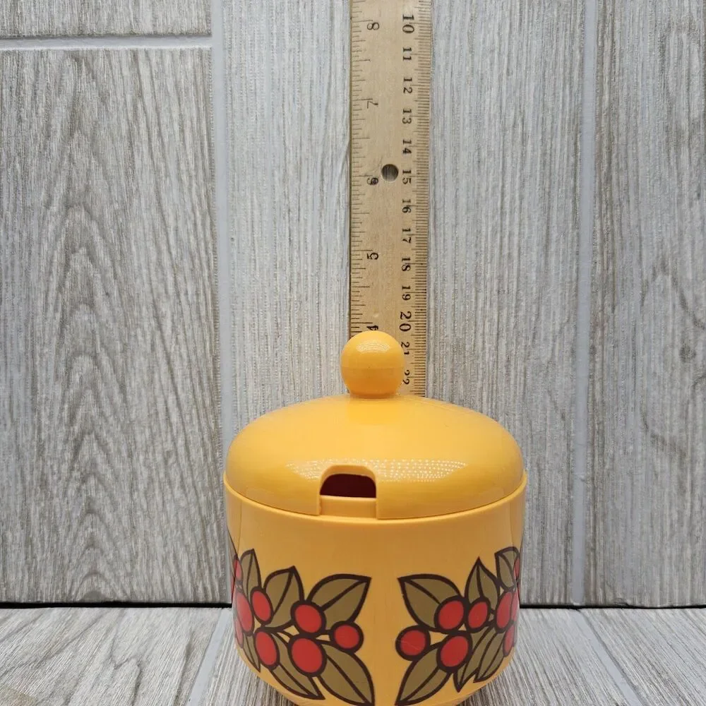 Vintage 70's Emsa Lot MCM Retro Mod Cream‎ Sugar Butter Salt Pepper W. Germany